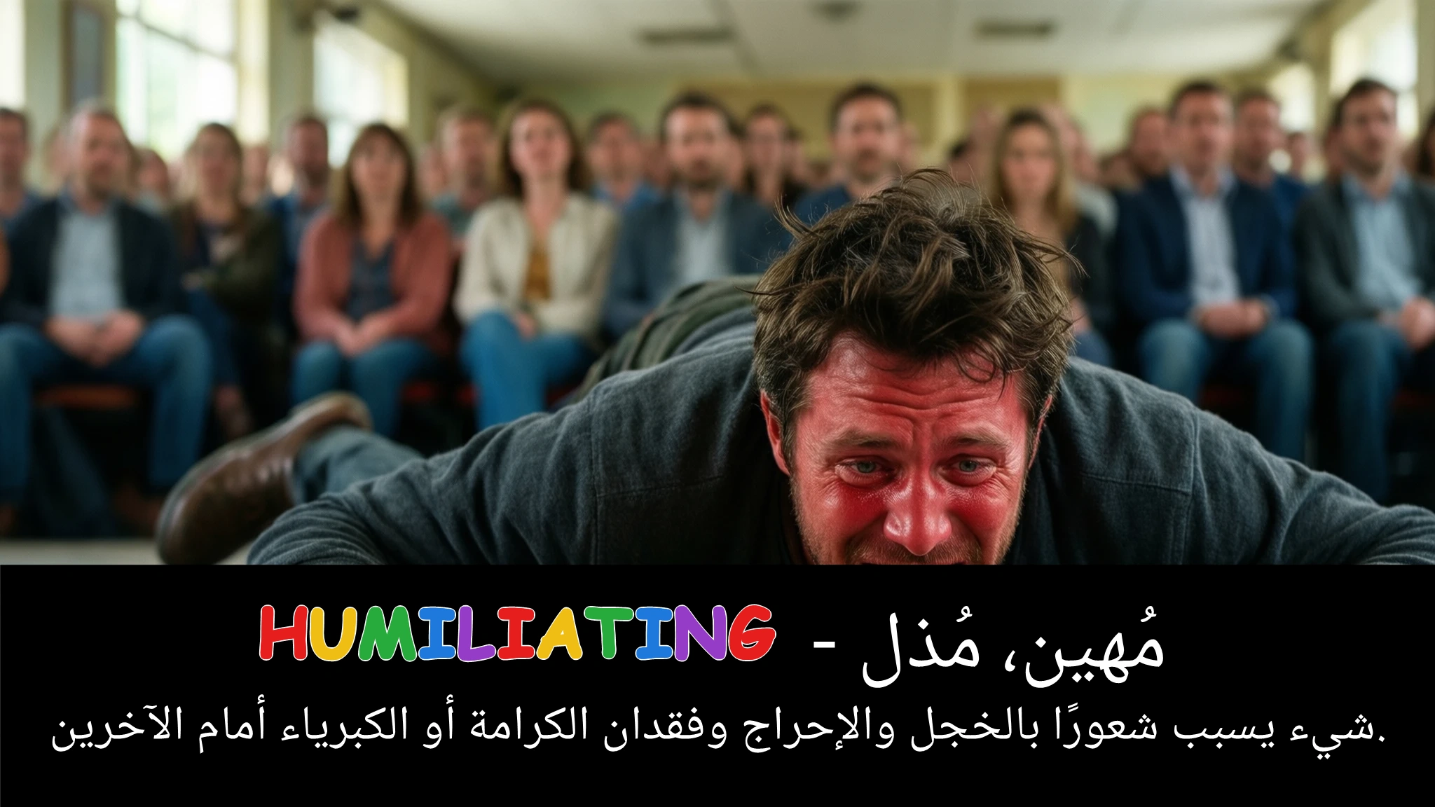 Arabic Illustration for humiliating